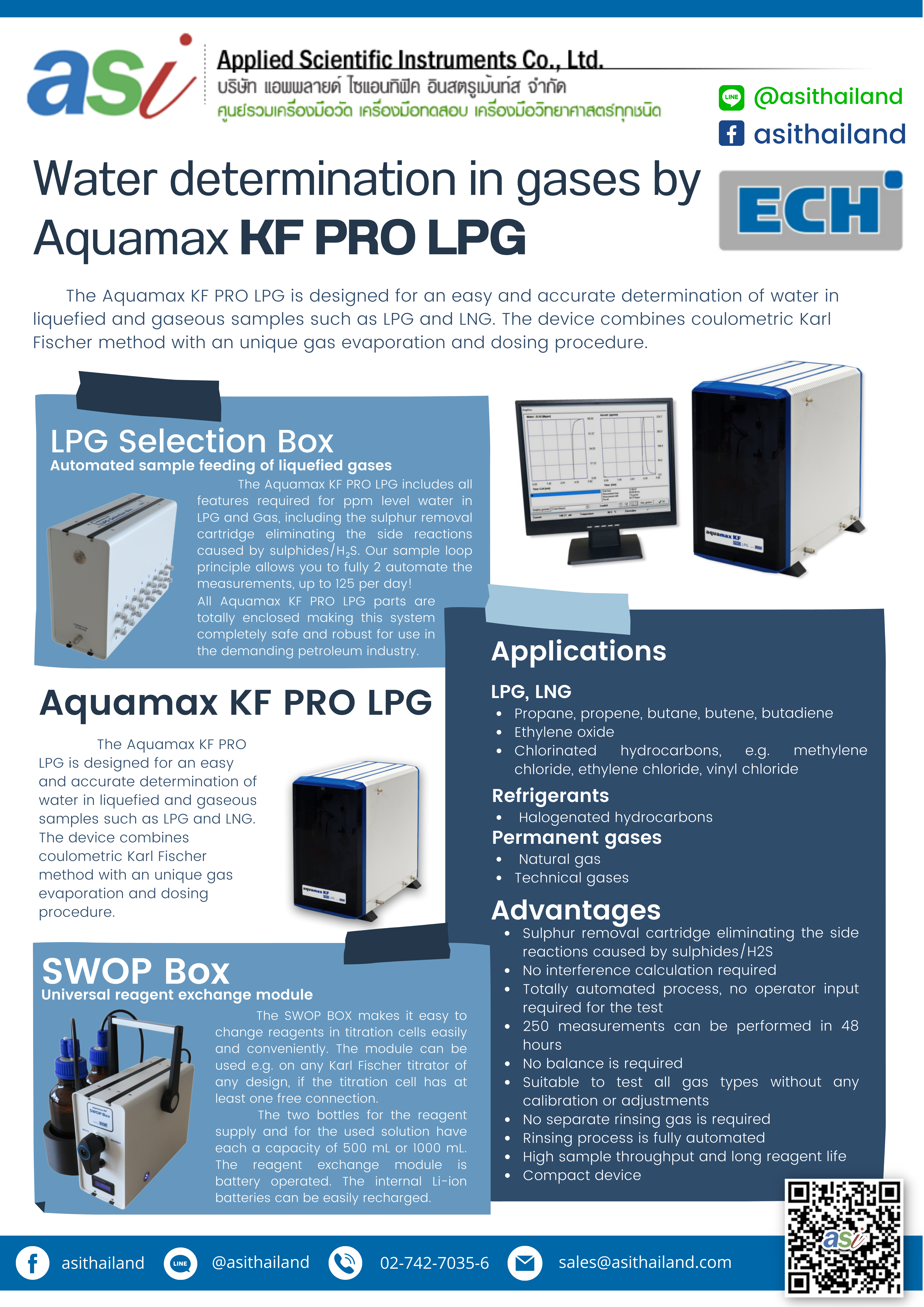 Water determination in gases by Aquamax KF PRO LPG