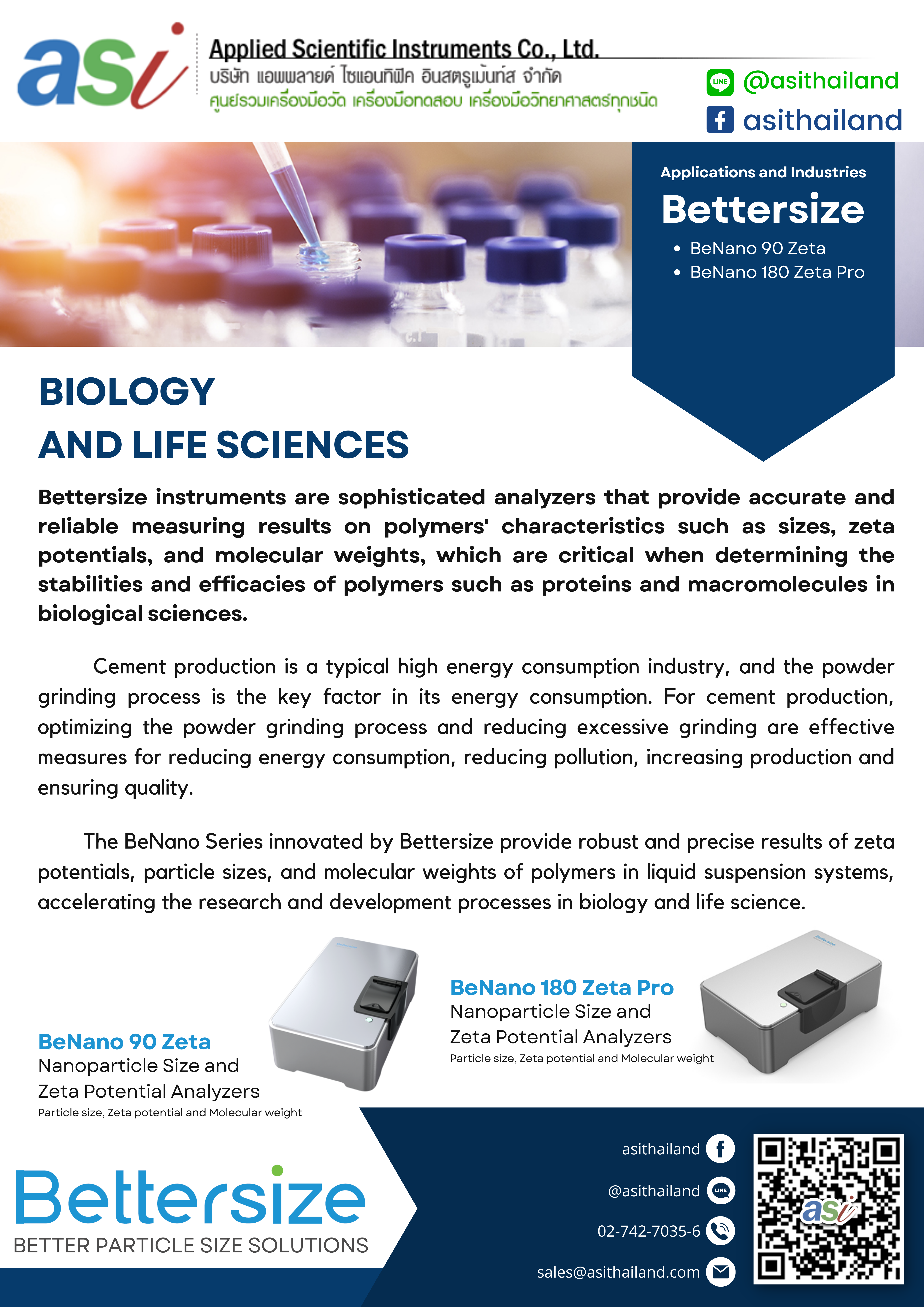 Applications and Industries : Biology and Life Sciences