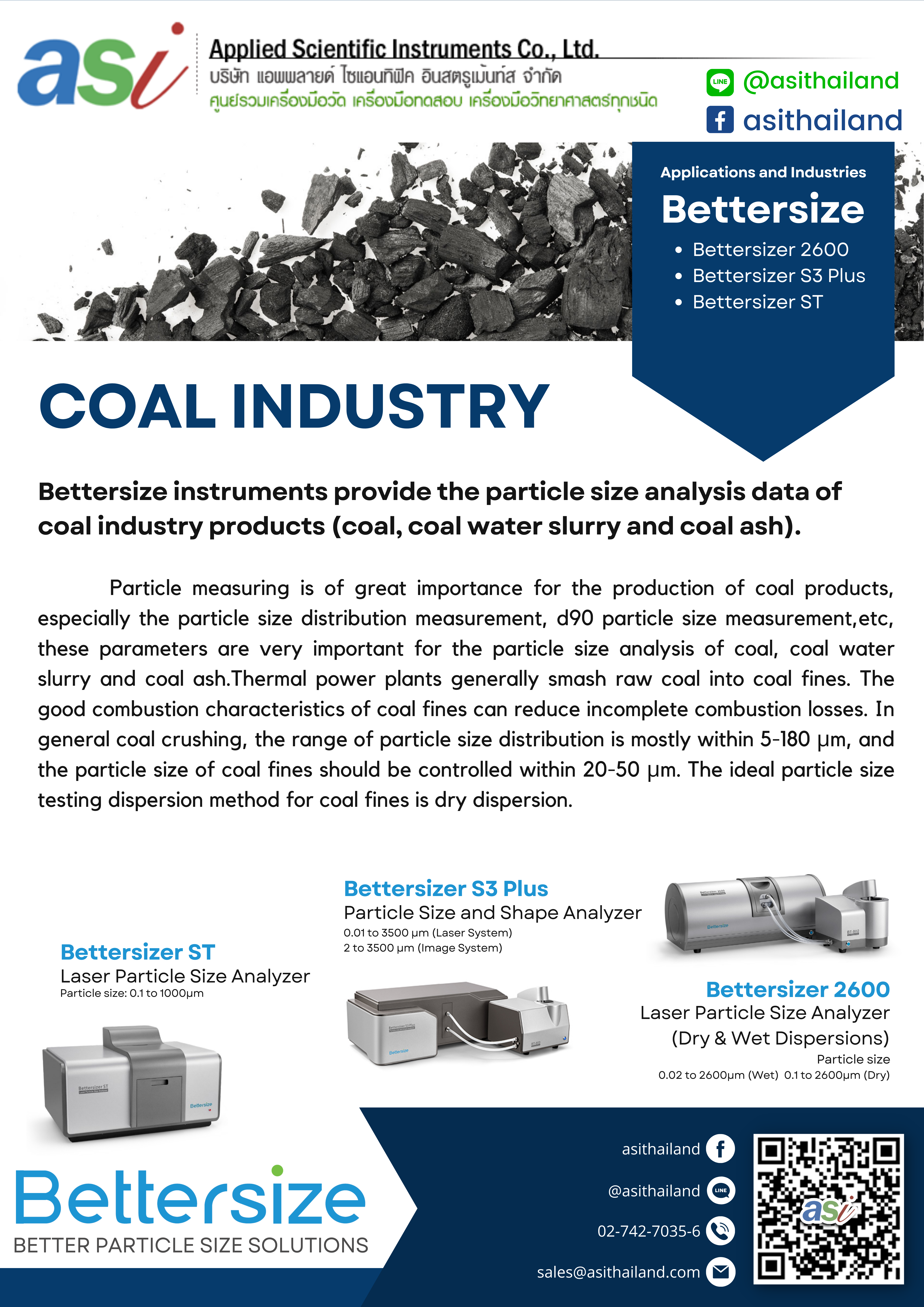 Applications and Industries : Coal Industry