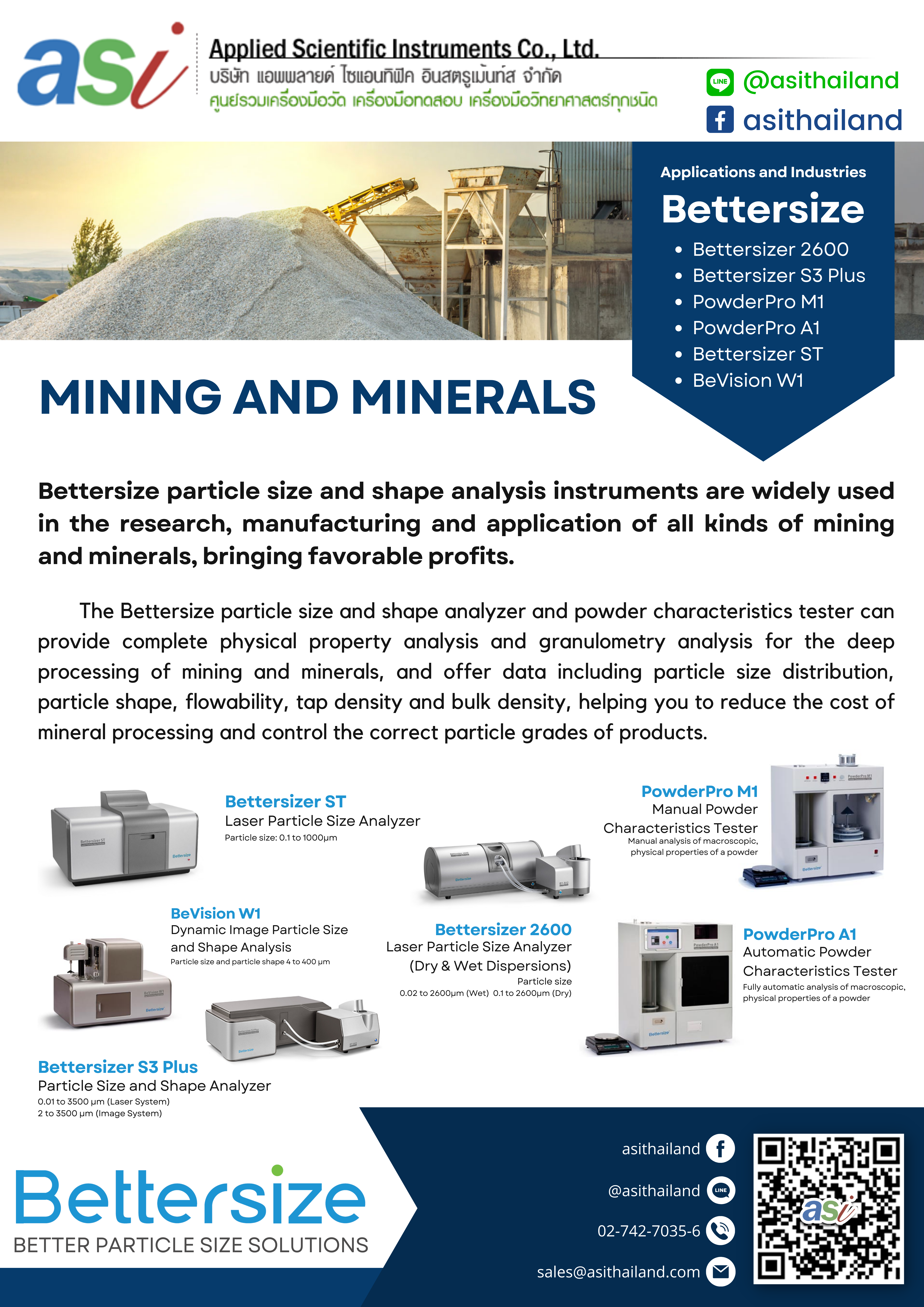 Applications and Industries : Mining and Minerals