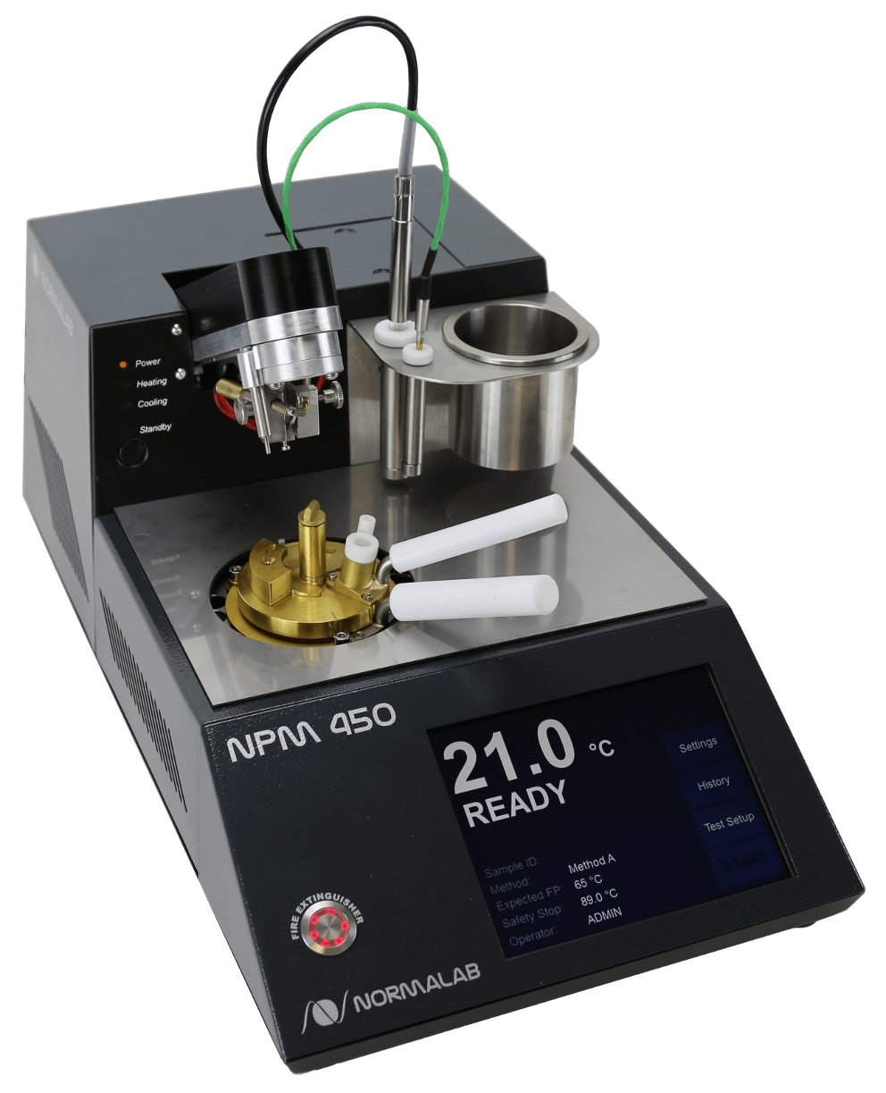 Flash point by pensky-martens closed cup tester - automated