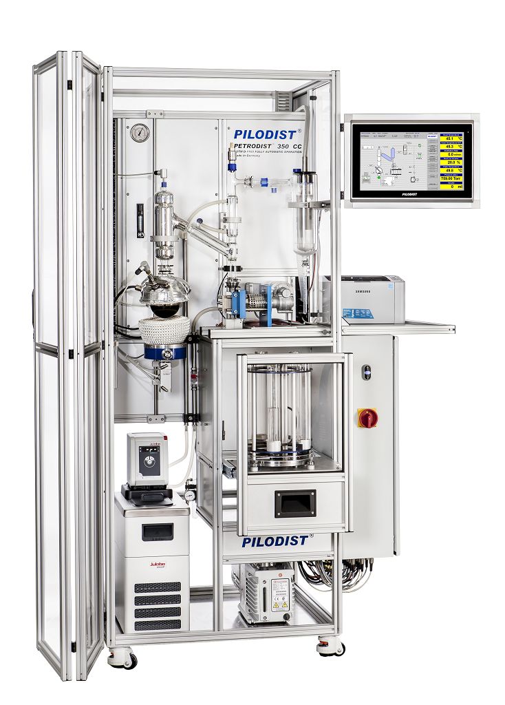 PETRODIST 350 CC fully automatic crude oil distillation