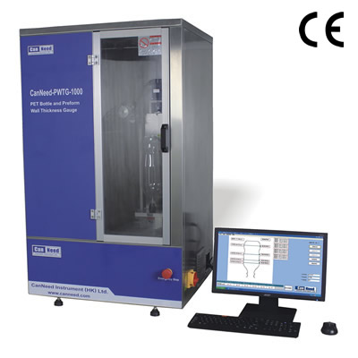 เครื่องวัดขนาดของขวด PET และความหนาผนัง Preform (PET Bottle and Preform Wall Thickness Gauge)