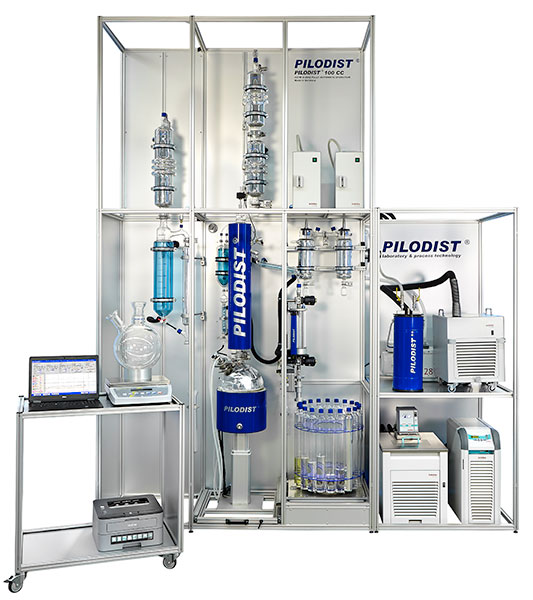 PILODIST 100 CC batch distillation system